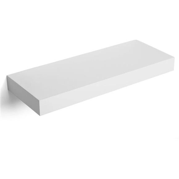 Floating Shelf, Wall Shelf 15.7 Inches, with Metal Bracket for Easy Installation - Picture 1 of 8